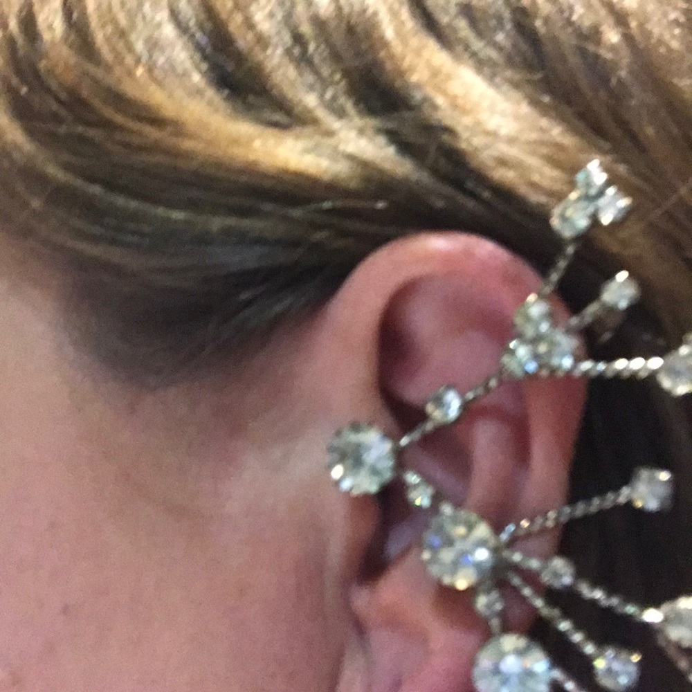 Rhinestone earrings